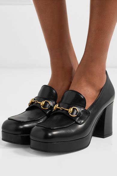 gucci horsebit platform loafers